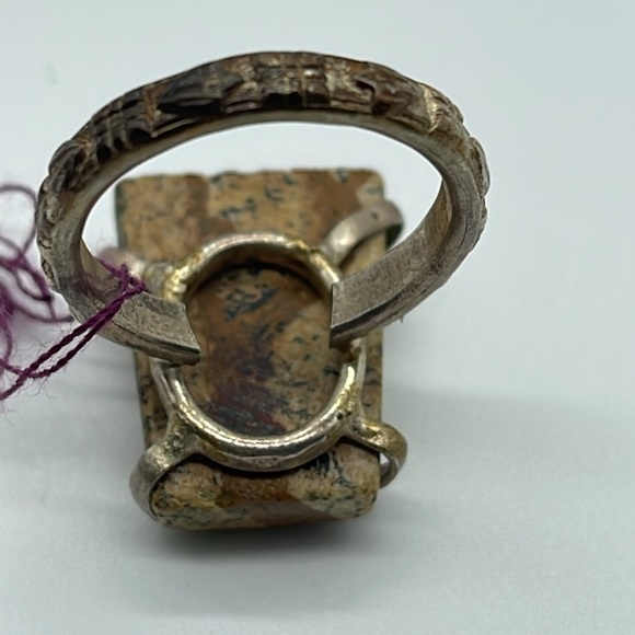 Jasper Detailed 925 Ring - Picture 3 of 4